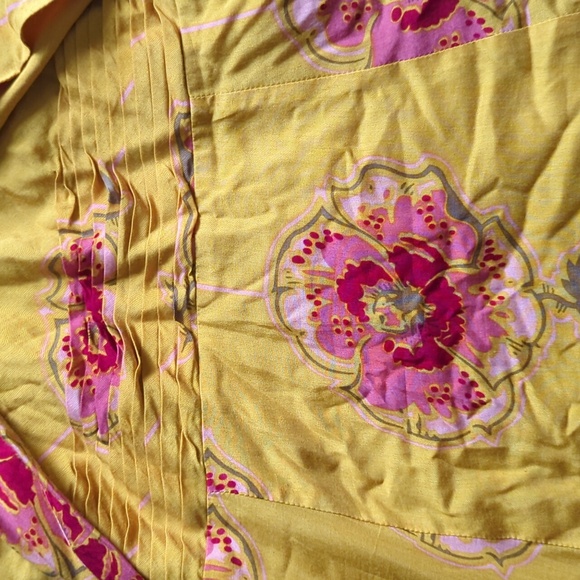 Free People Golden Poppy Floral Dress Size 4 - Picture 4 of 7